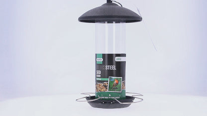 Gardman Black Steel Large Seed Feeder