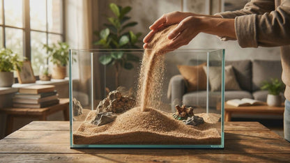 Aquarium Brown Silica Sand 25kg – Safe & pH Neutral