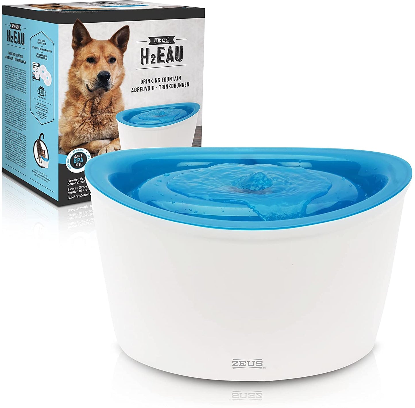 Zeus H2eau Dog Drinking Fountain
