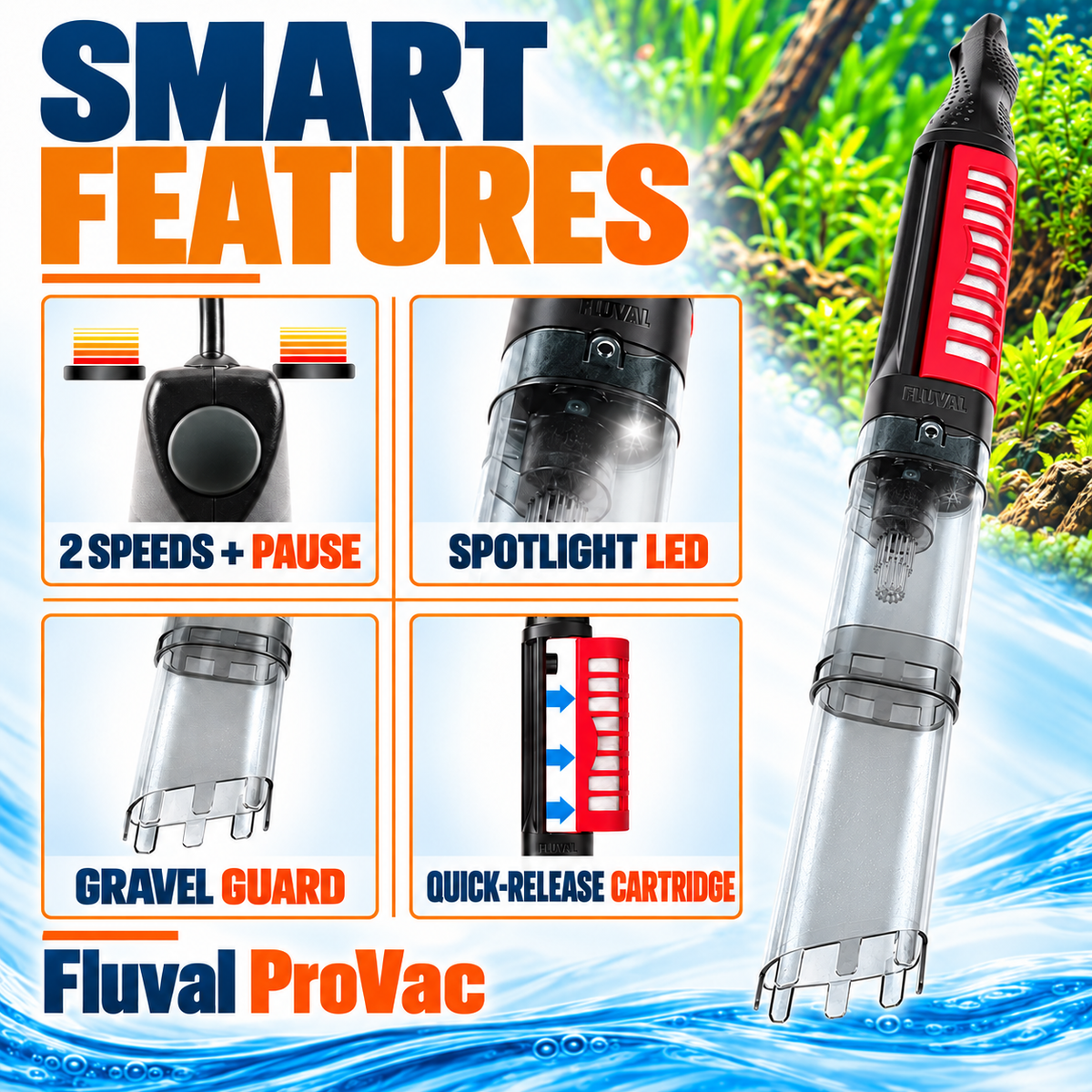 Fluval ProVac- Powered Gravel Cleaner