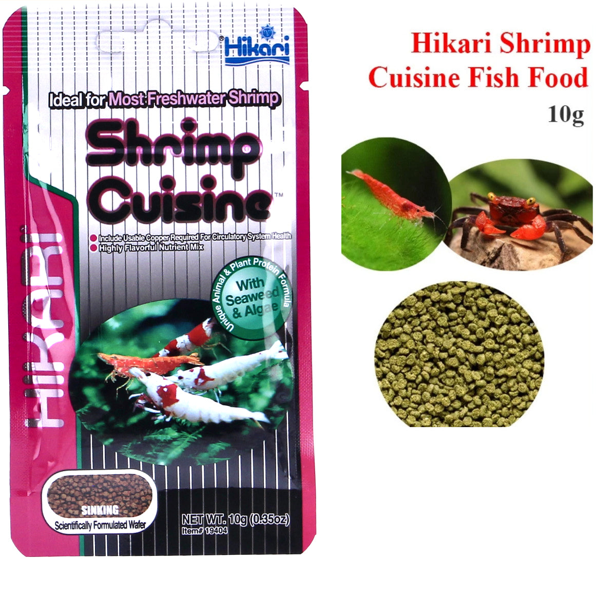 Hikari Shrimp Cuisine 10g x3 Food Cherry Crystal Caridina Neocaridina