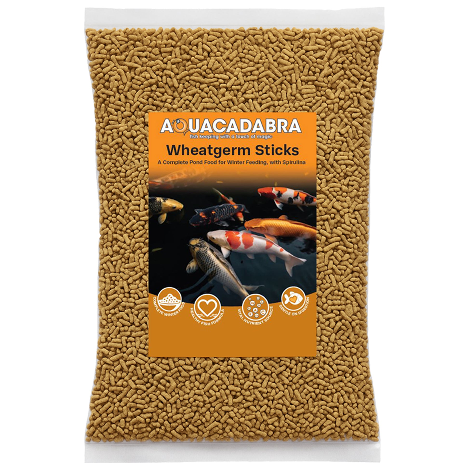 Aquacadabra Pond Wheatgerm Winter Autumn Cold Weather Koi Fish Food Sticks