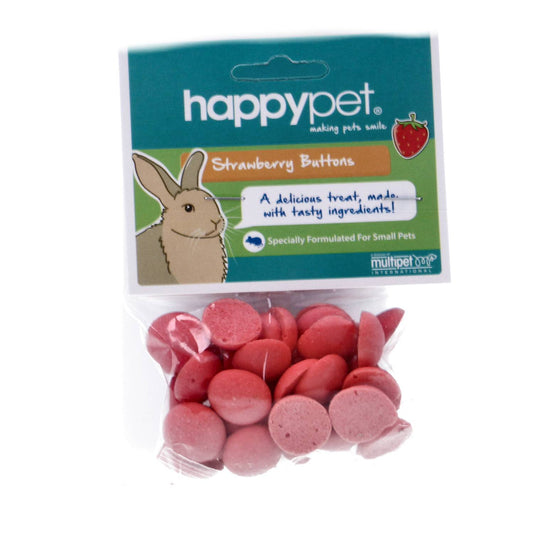 Critter's Choice Strawberry Buttons 40g