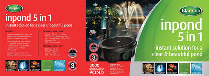 Blagdon 3000 Pond Pump Filter System with UVC & Fountain Attachment