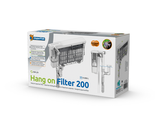 Superfish hang on Aquarium Fish Tank filter 200