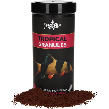 Fish Science Tropical Granules 50g, 120g and 240g Aquarium Fish Food Pellets