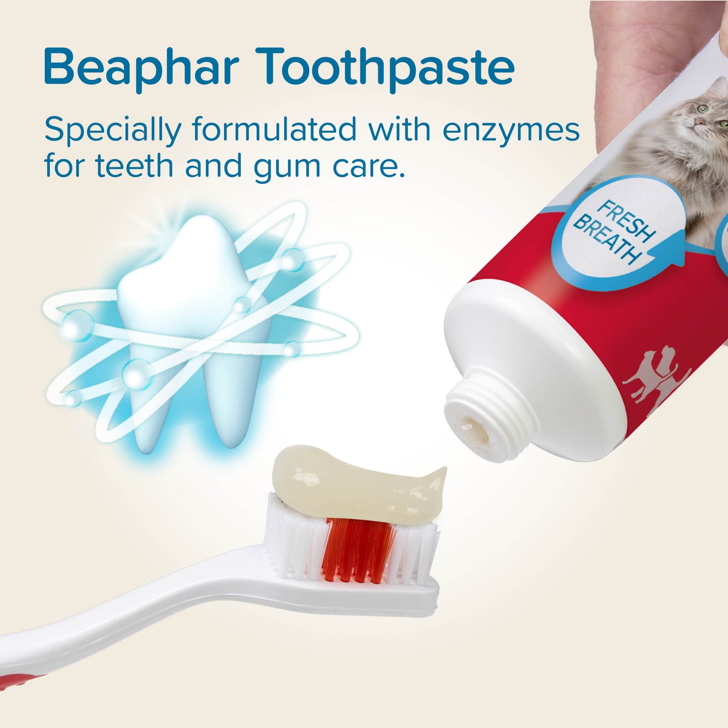 Beaphar Dental Kit Toothbrush & Paste for Cat & Dogs