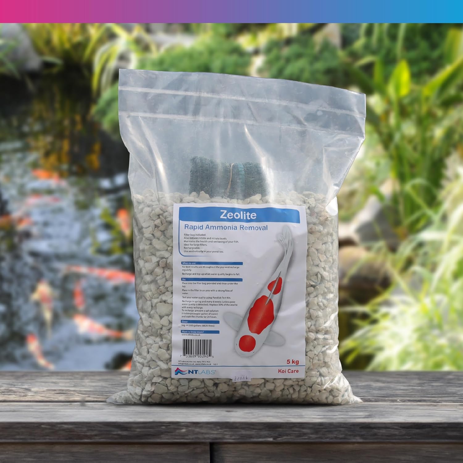 NT Labs Zeolite 5Kg Rapid Ammonia Removal