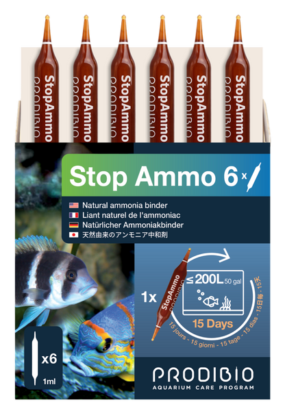 Prodibio Stop Ammo, Aquarium Ammonia Treatment
