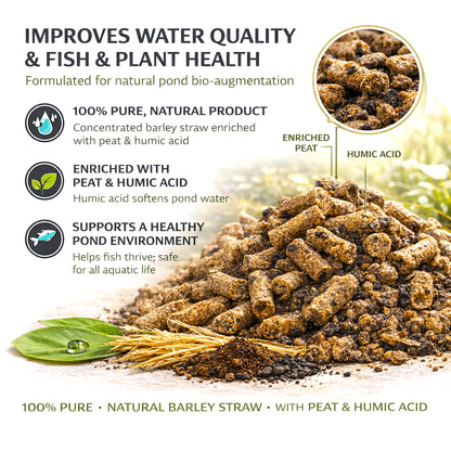 Microbe-Lift Barley Straw Pellets Plus 1Kg Pond Water Treatment