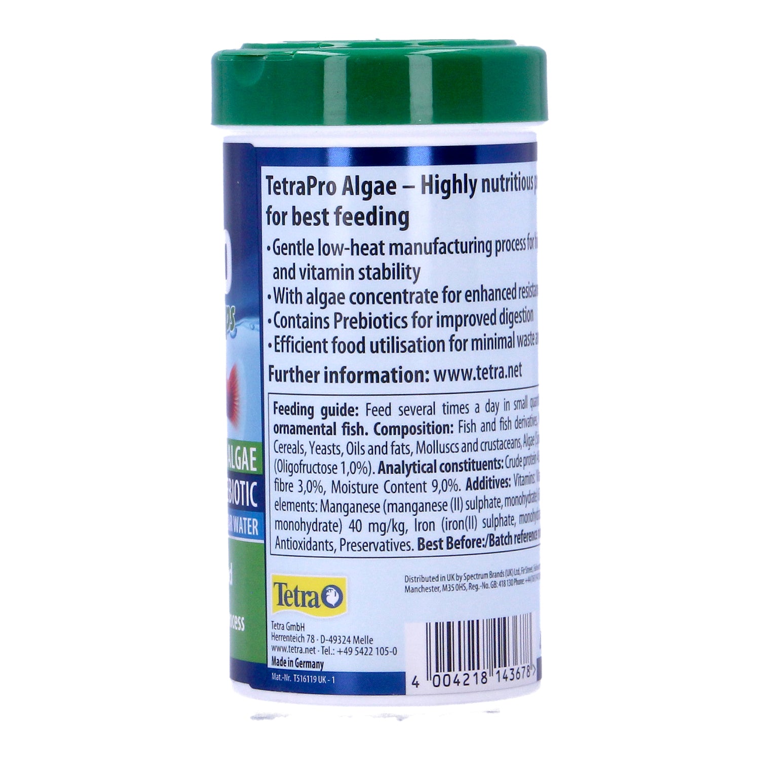 Tetra Pro Algae Fish Food 250ml / 45g