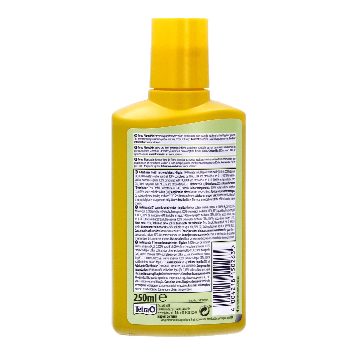 Tetra PlantaMin Aquarium Plant Fertiliser 250ml 