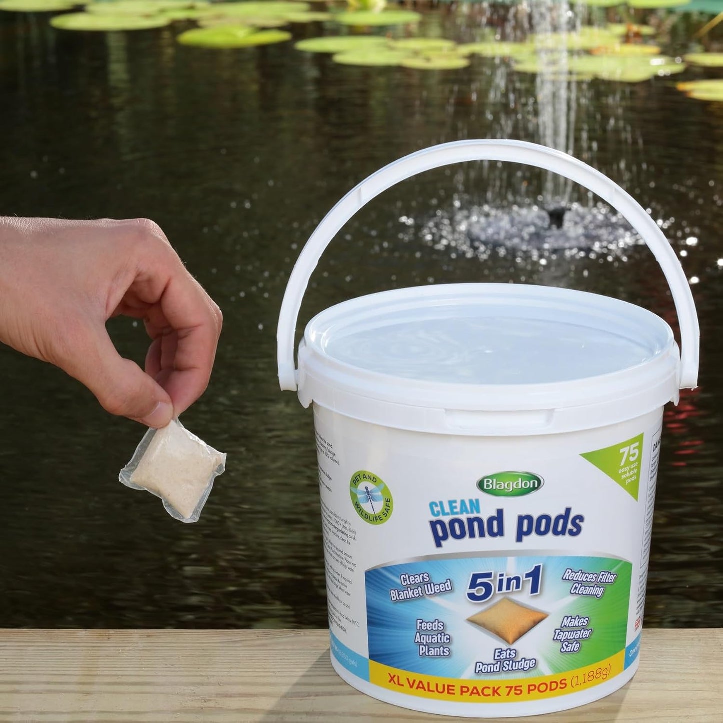 Blagdon Clean Pond Pods - 5 in 1 Treatment