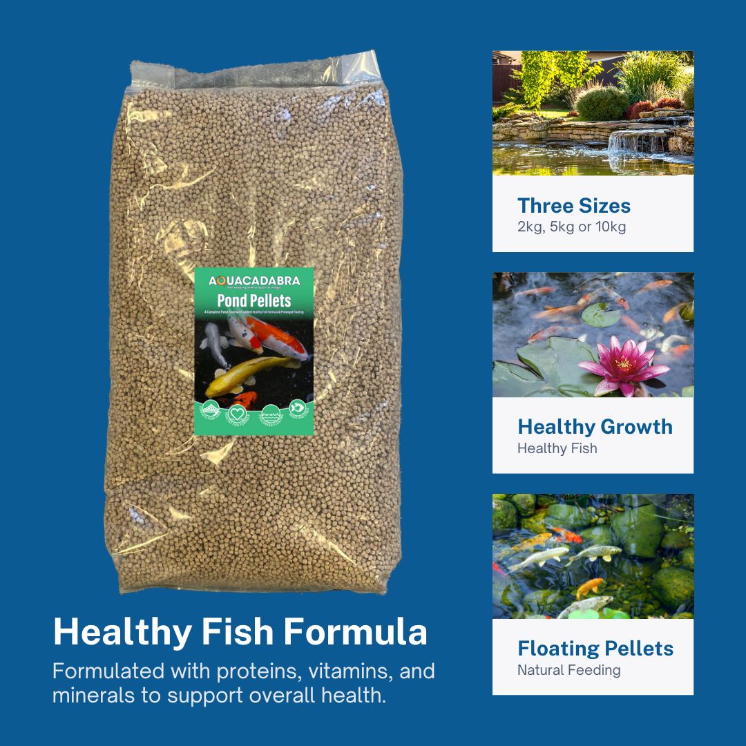 Aquacadabra Pond Food 2kg & P7000 Auto Feeder