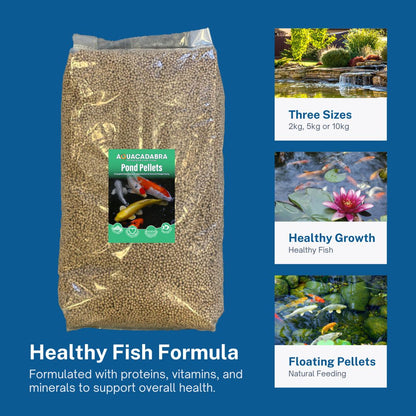 Aquacadabra Pond Food 2kg & P7000 Auto Feeder
