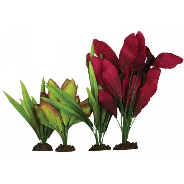 Aqua One Silk Plant 4pk Mix