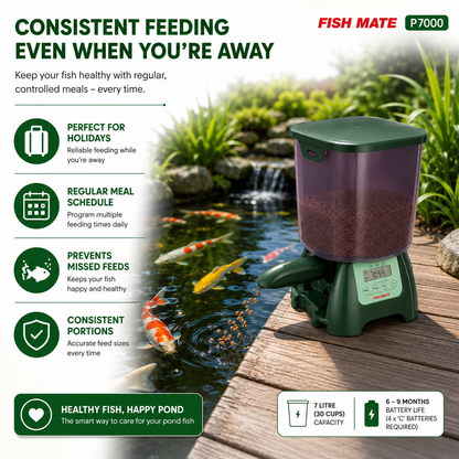 Fish Mate P7000 Pond Fish Feeder