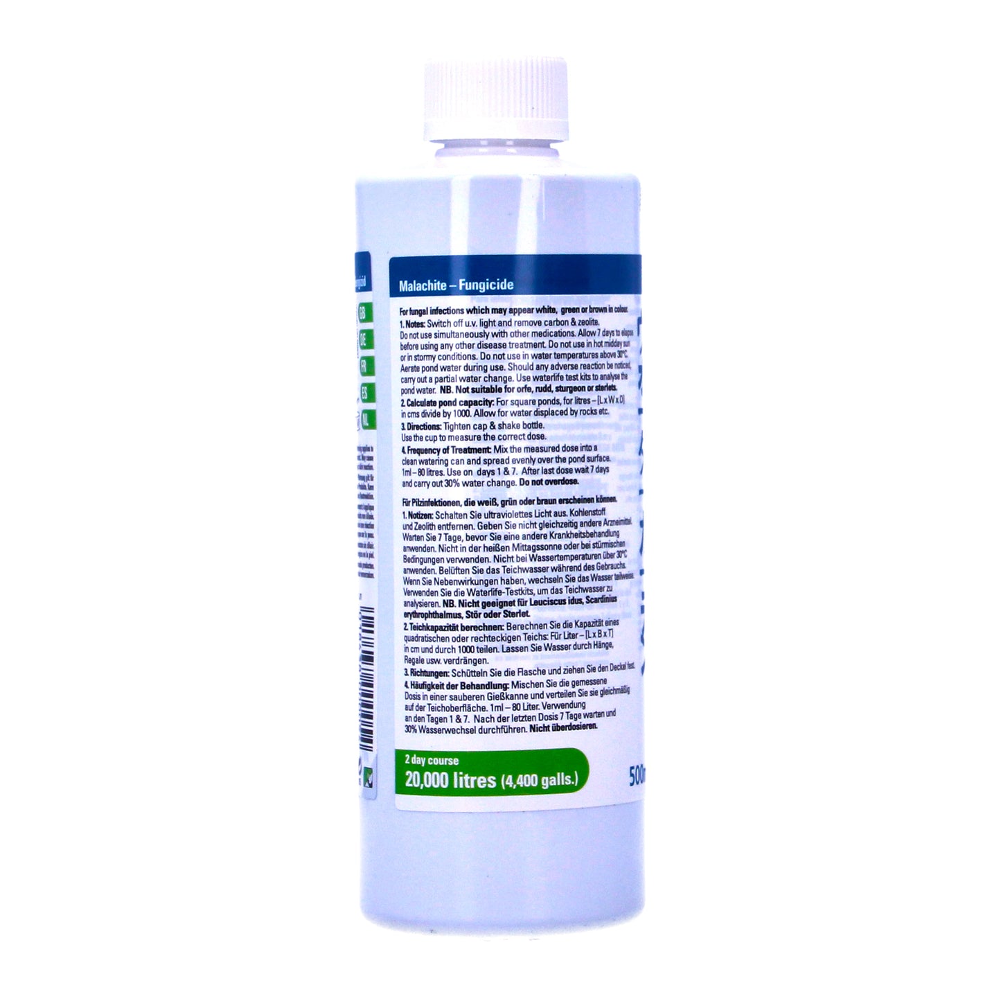 Waterlife Pond Malachite Green 500ml Fungus Treatment