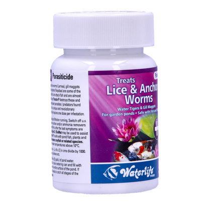 Waterlife Parazin 20 Tablets Fish Lice Anchor Worm Parasite Treatment 450L