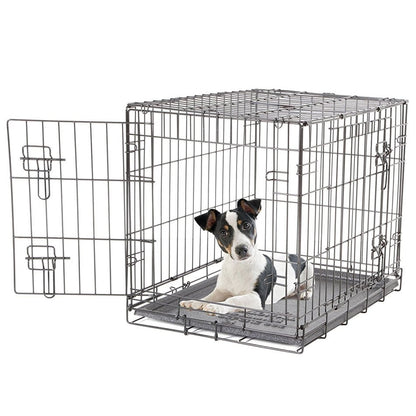 Dogit 2-Door Dog Crate, Black Wire Home