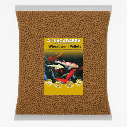 Aquacadabra Pond Wheatgerm Cold Weather Koi Fish Food Pellets 5mm
