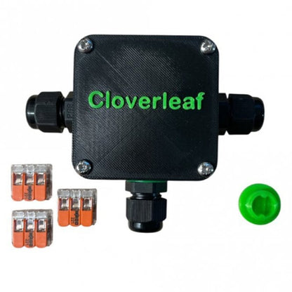 Cloverleaf 2-Way Junction Box Outdoor Cable Connector 
