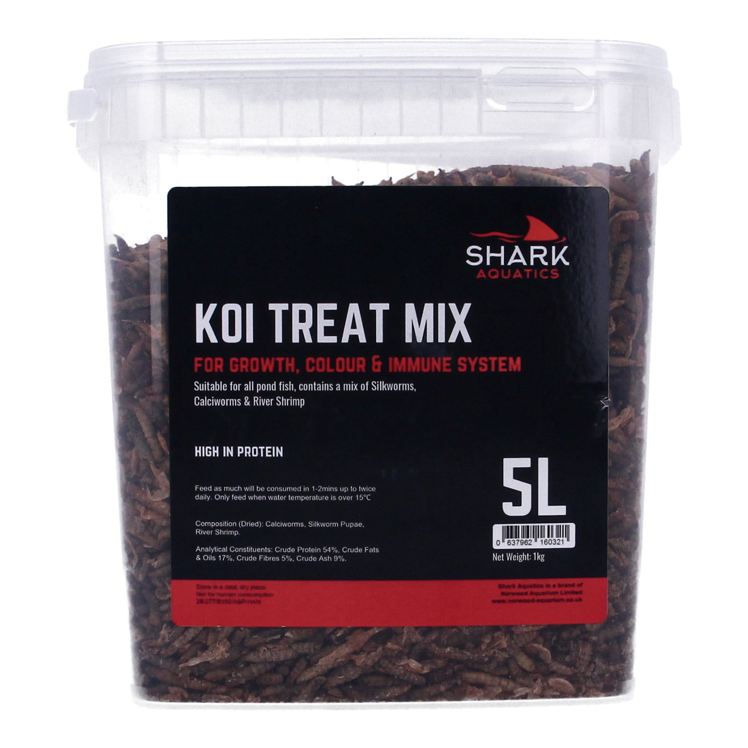 Shark Koi Treat Mix Dried Fish Food Growth