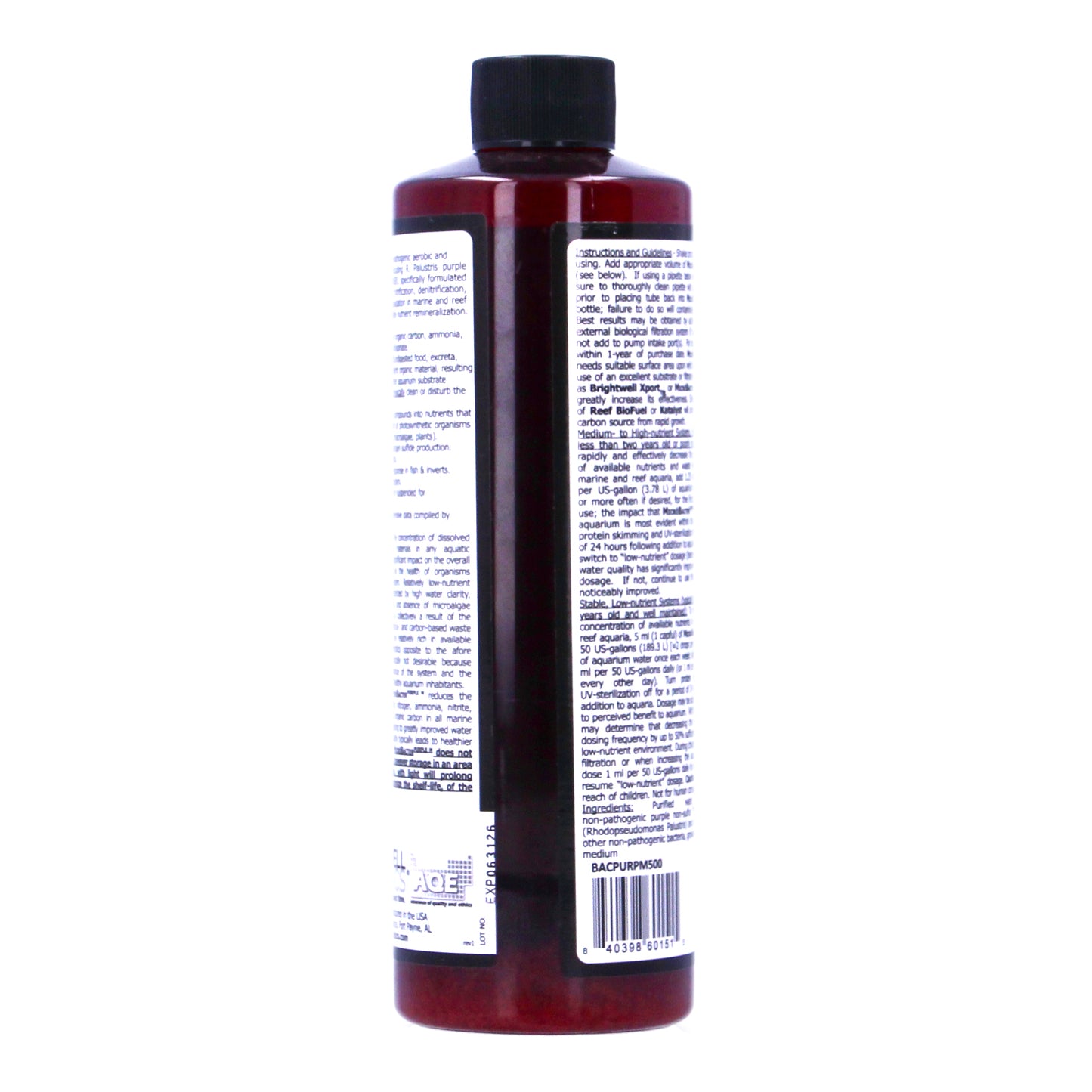 Brightwell MicroBacter Purple M 500ml Coralline Algae Growth
