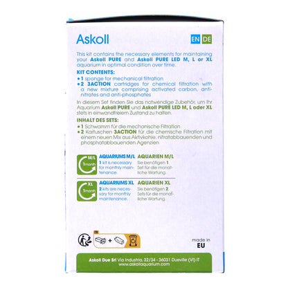 Askoll Pure Filter Media Kit M/L/XL 