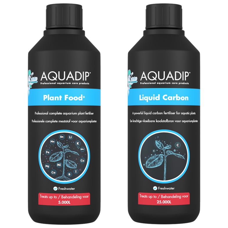 AQUADIP Plant Food & Liquid Carbon Fertiliser Aquarium Tropical Fish Tank