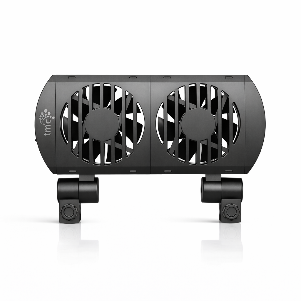 TMC Aquarium Cooling Fan System Fish Tank Cooler with Thermostat 12V