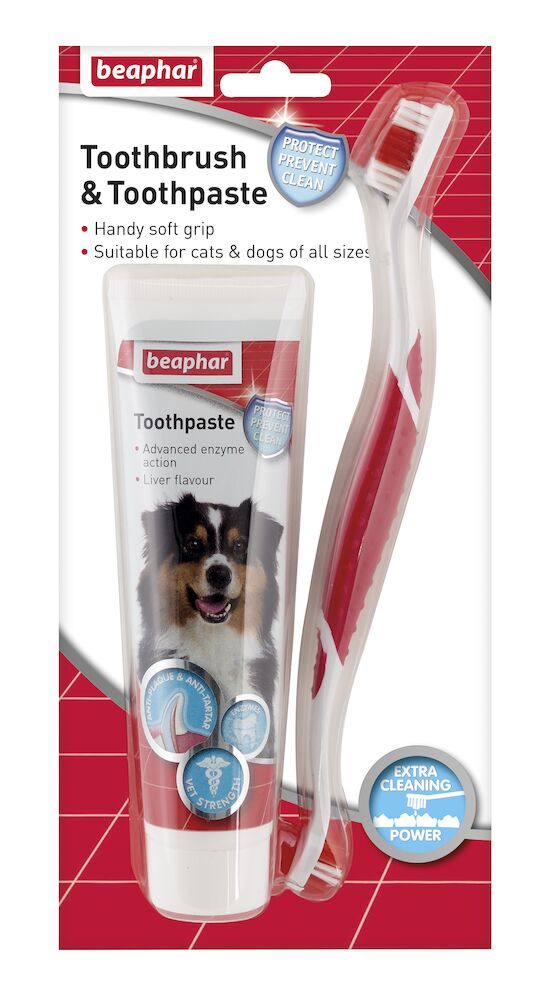 Beaphar Dental Kit Toothbrush & Paste for Cat & Dogs