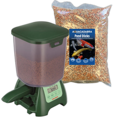 Aquacadabra Pond Food 2kg & P7000 Auto Feeder