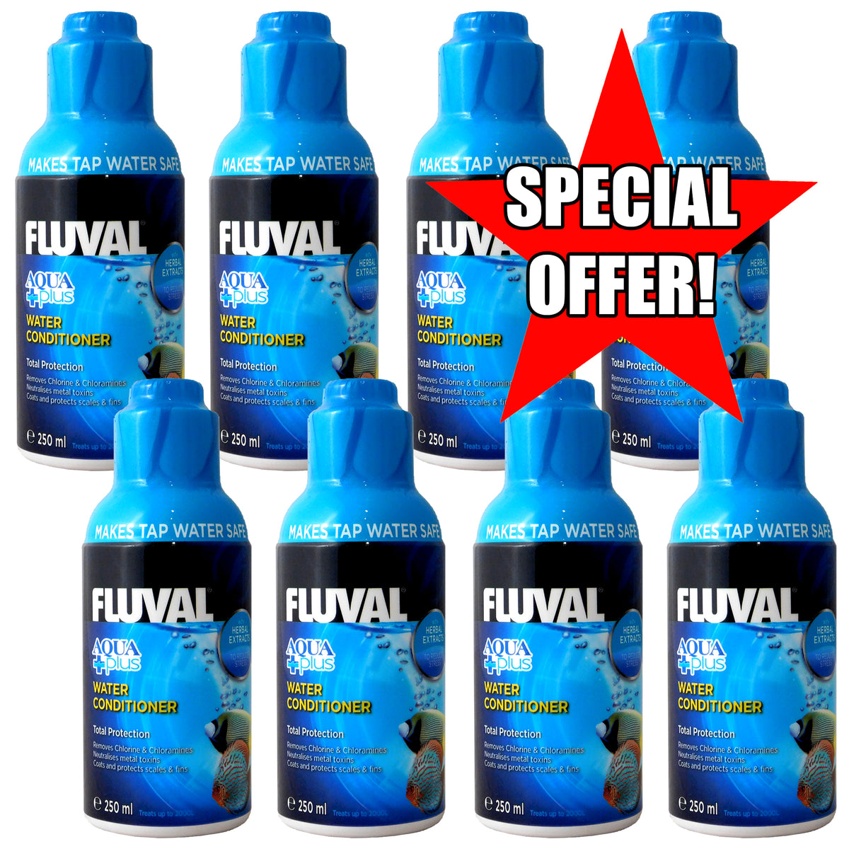 Fluval Aqua Plus 2L (250x8) - SPECIAL OFFER
