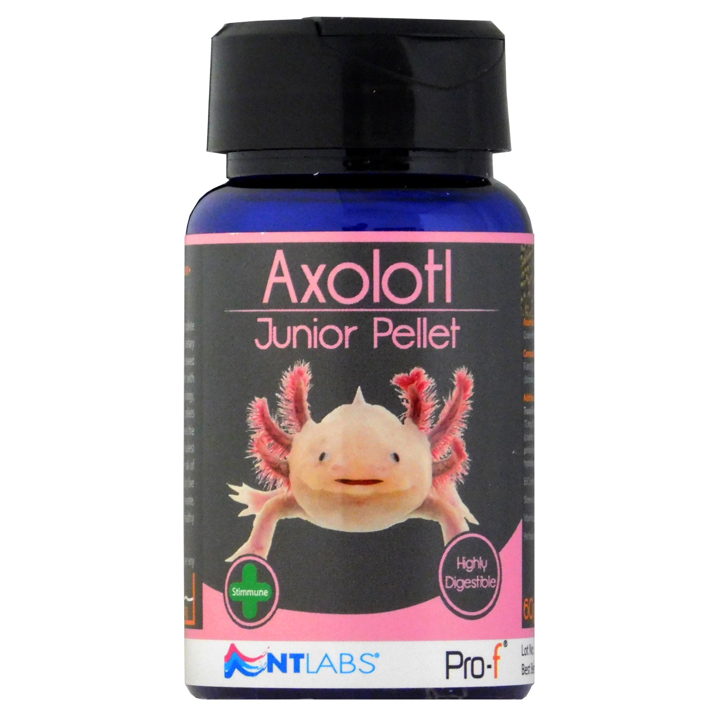 NT Labs Pro-F Axolotl Junior Pellets 60g (1.5mm Pellets)