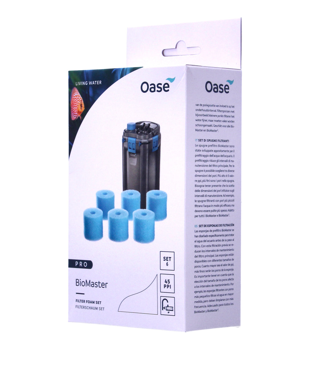 Oase BioMaster Pre-Filter Foam Set of 6 - 45ppi