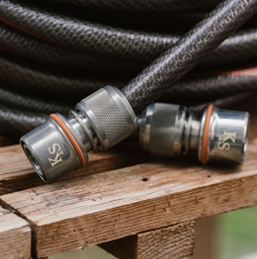 Kent & Stowe Heavy Duty Metal Hose Connector Set, Tap & Water Stop