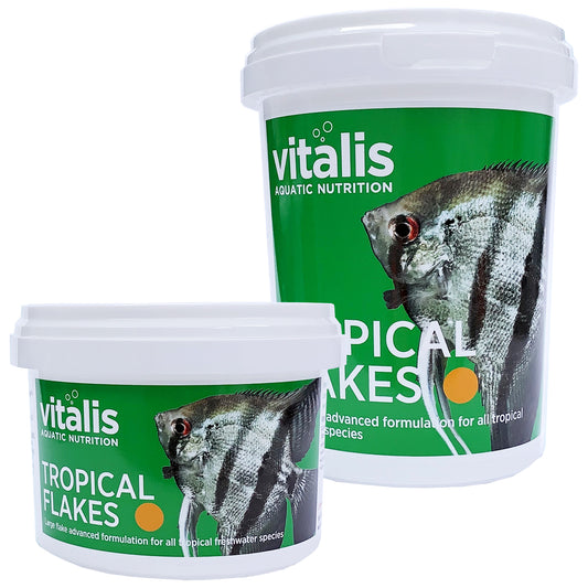 Vitalis Tropical Fish Flakes - Nutritious Color Enhancing Pellets