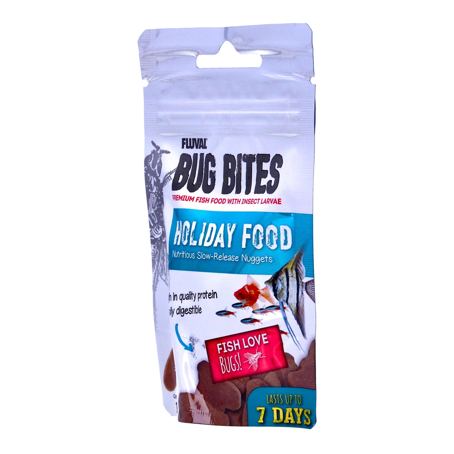 Fluval Bug Bites Holiday/Weekend Feeder 20g