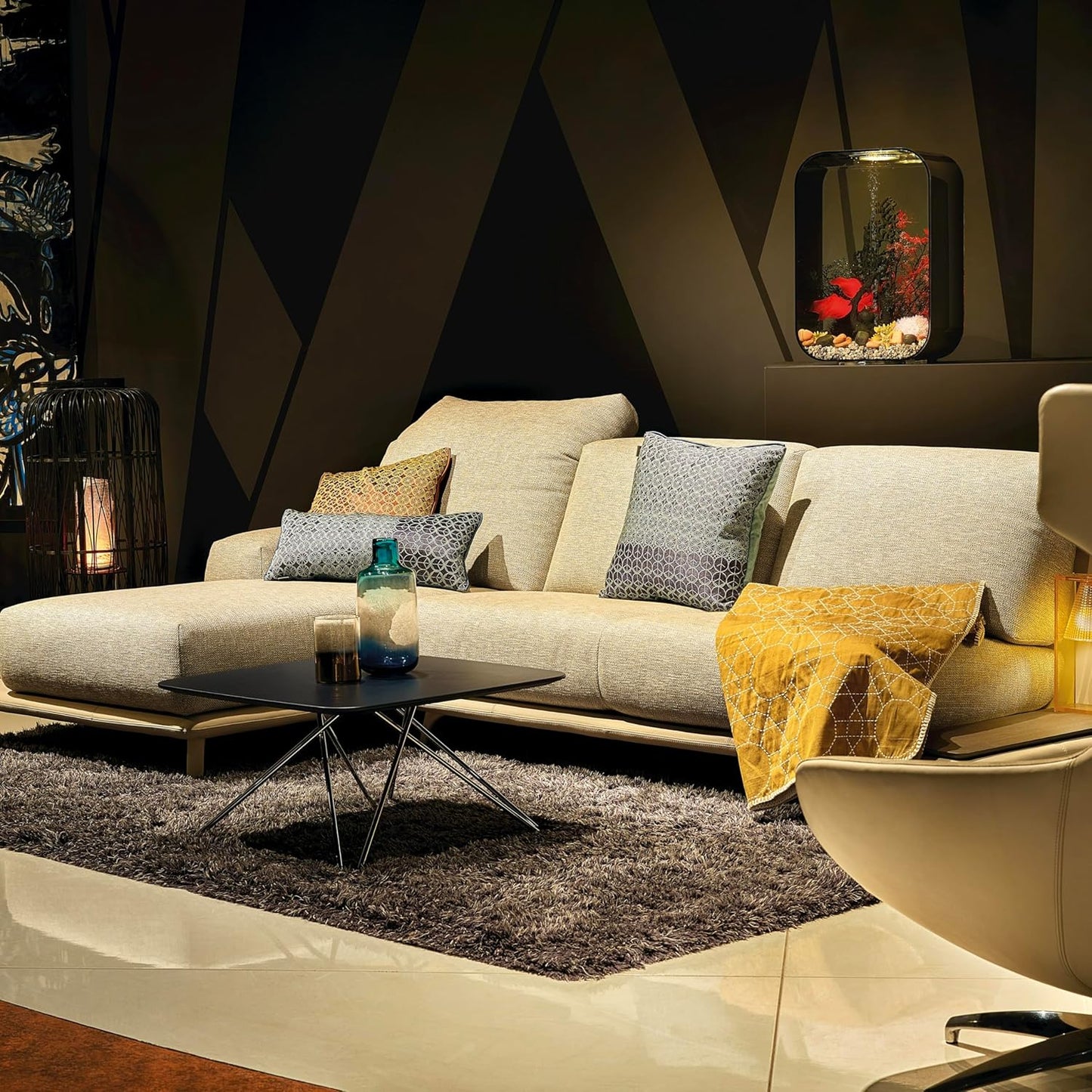 Oase biOrb Life 60 MCR Modern Aquarium Fish Tank Black