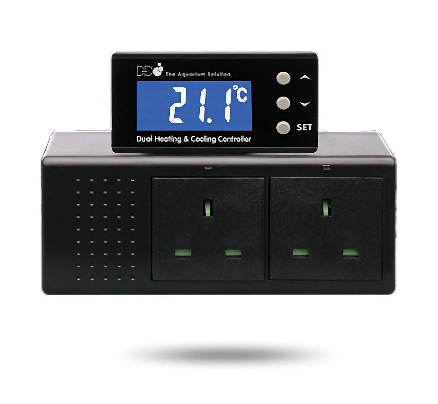 D-D Dual Temp Controller Heating Cooling Aquarium Reptile Thermostat