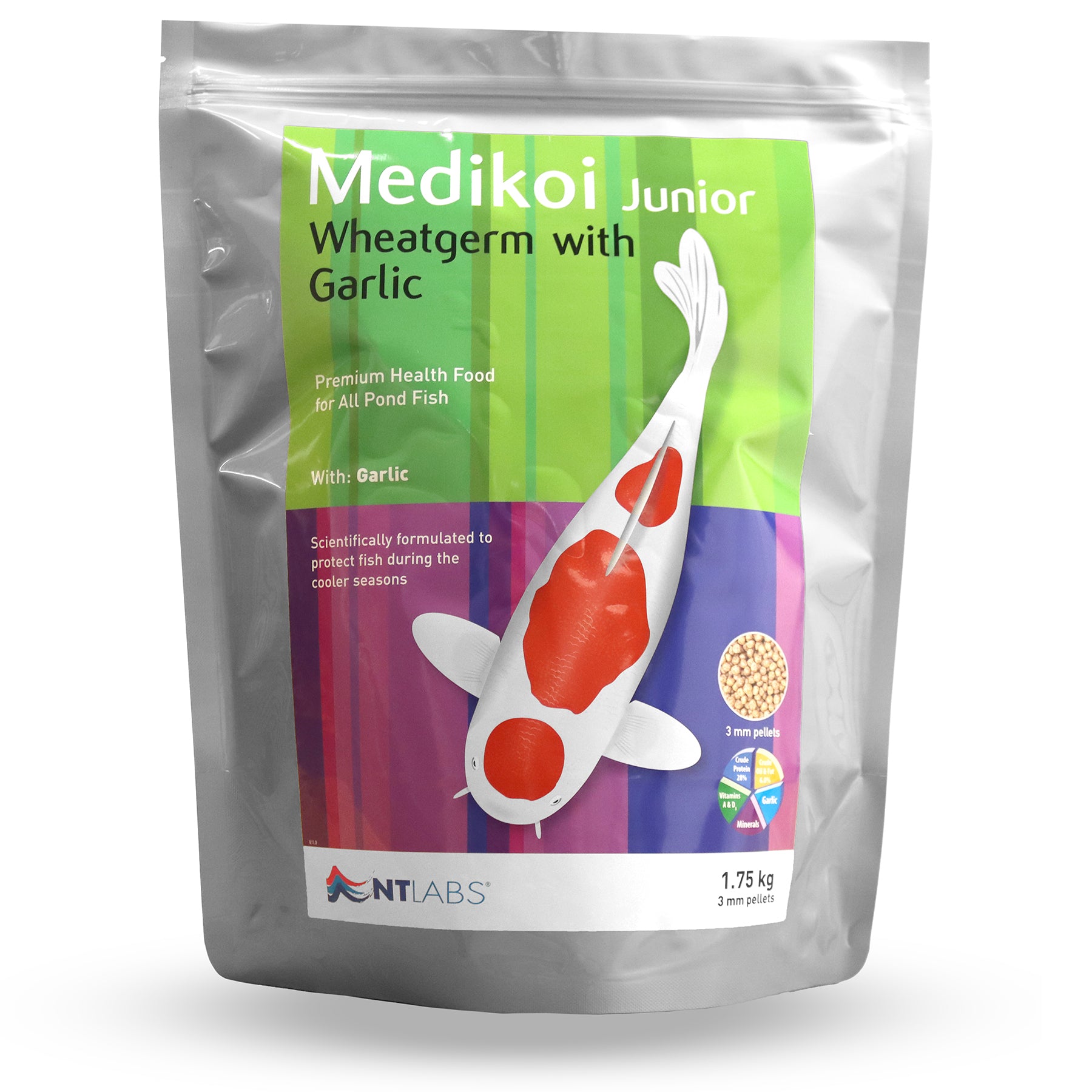 Medikoi Wheatg/Garlic 3mm Junior Pellet | 1.75kg [381]