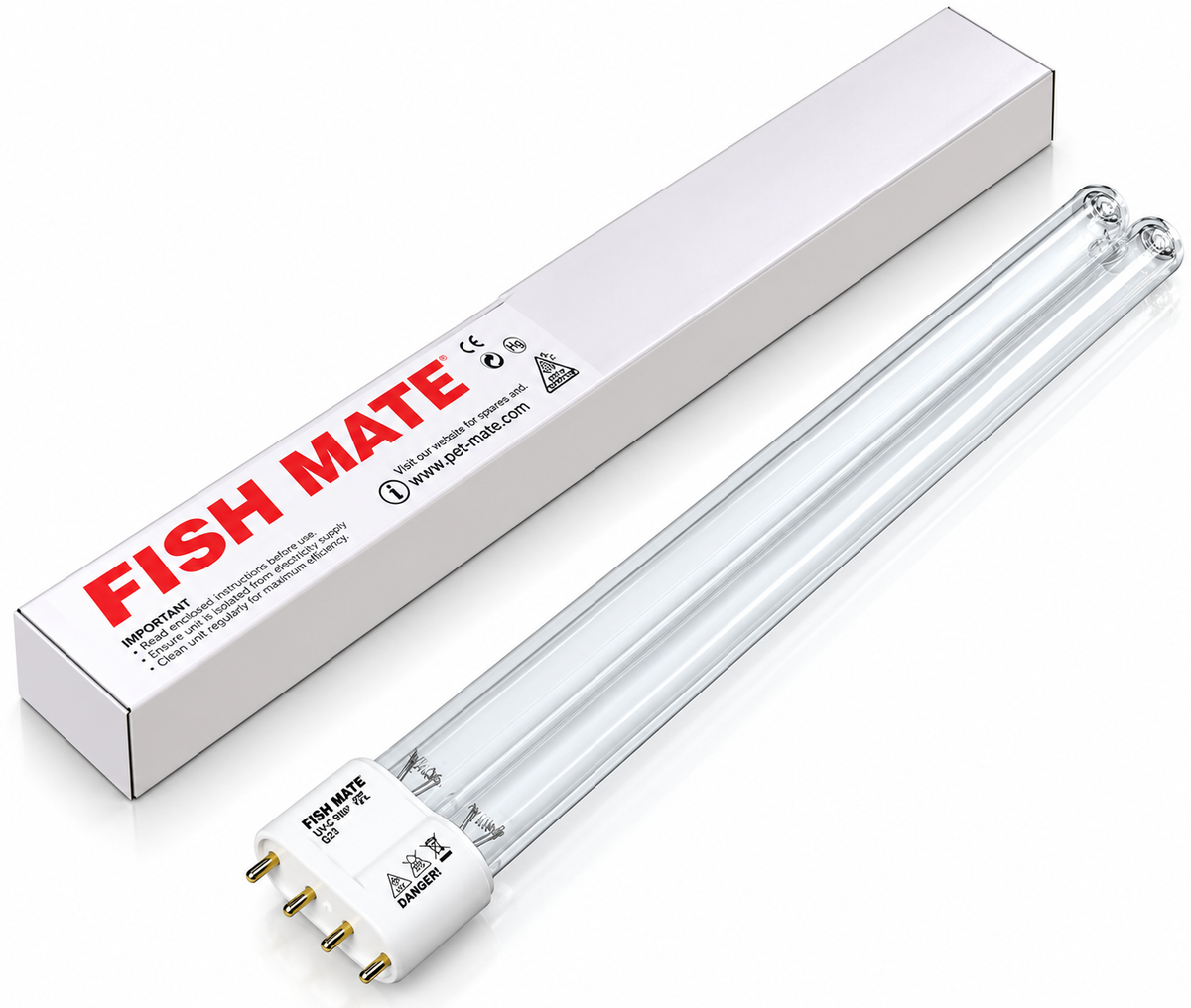 Fish Mate 24W UV Replacement Bulb Lamp for 30000 PUV Pond Clarifier Filter