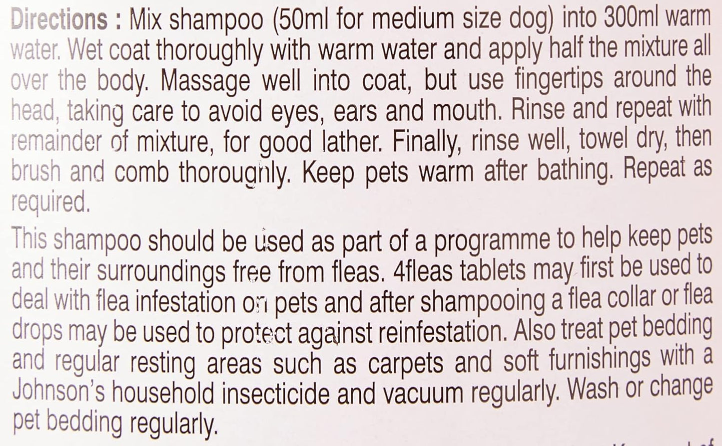 Johnson's Dog Flea Cleansing Shampoo 200ml