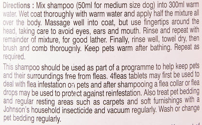 Johnson's Dog Flea Cleansing Shampoo 200ml