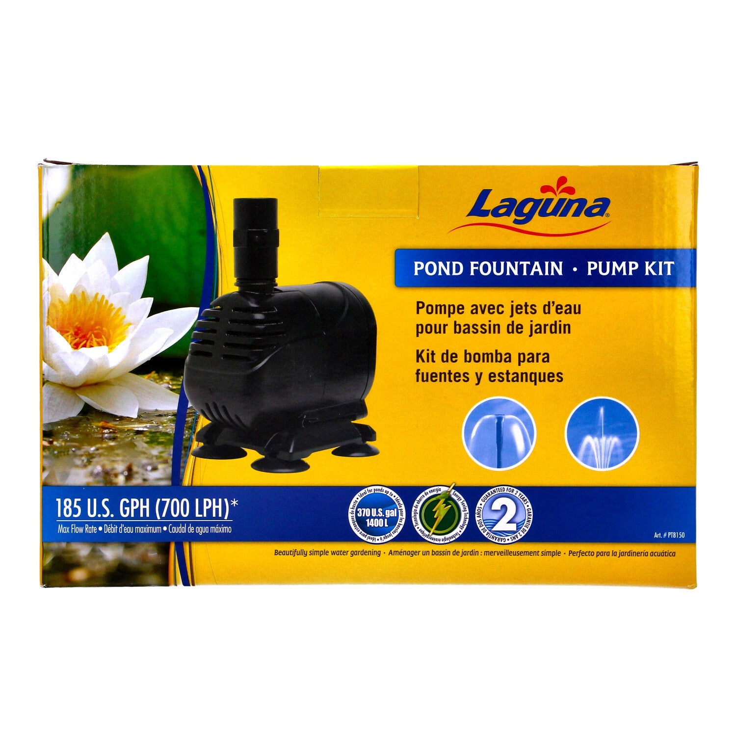 LAGUNA GARDEN POND FOUNTAIN PUMP KIT 700 KOI FISH WATER FEATURE