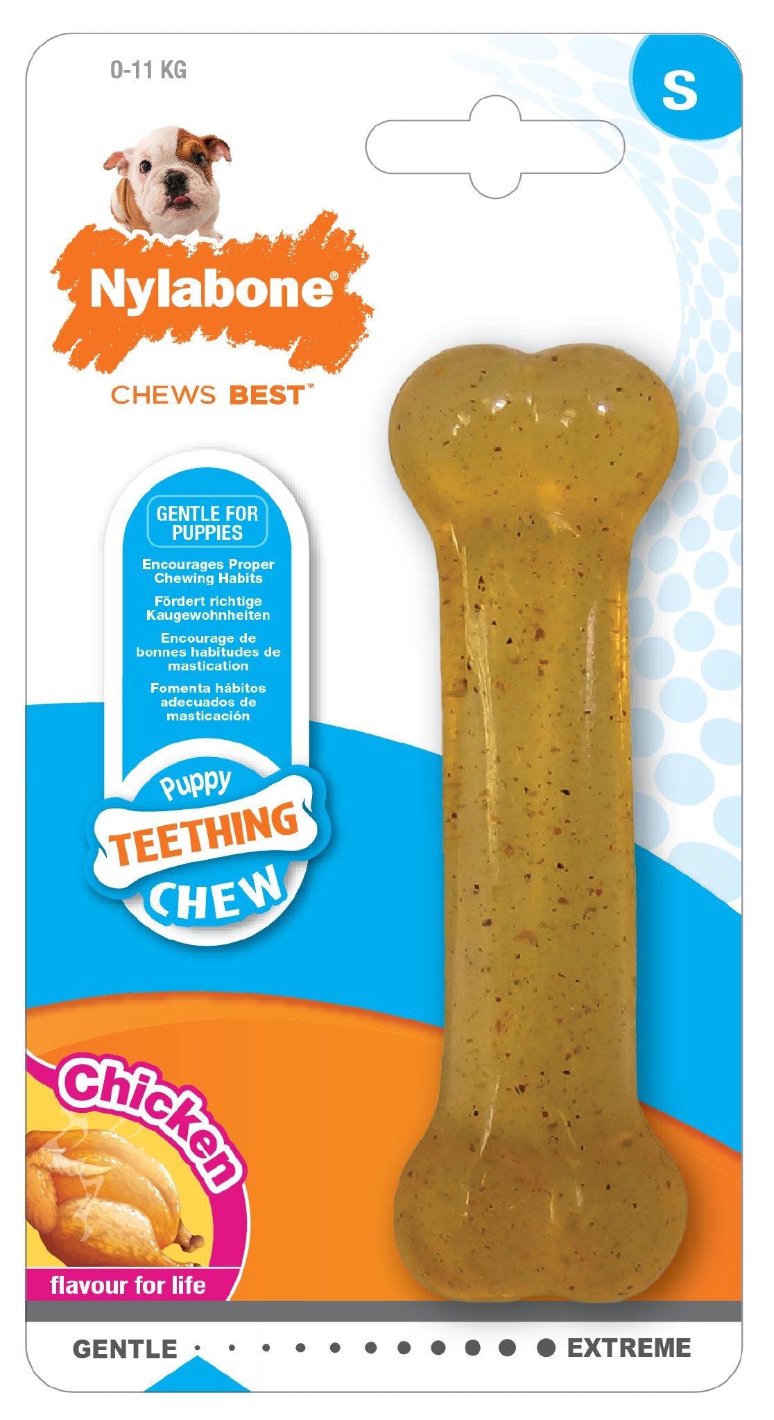 Nylabone Puppybone Chicken Chew Toy