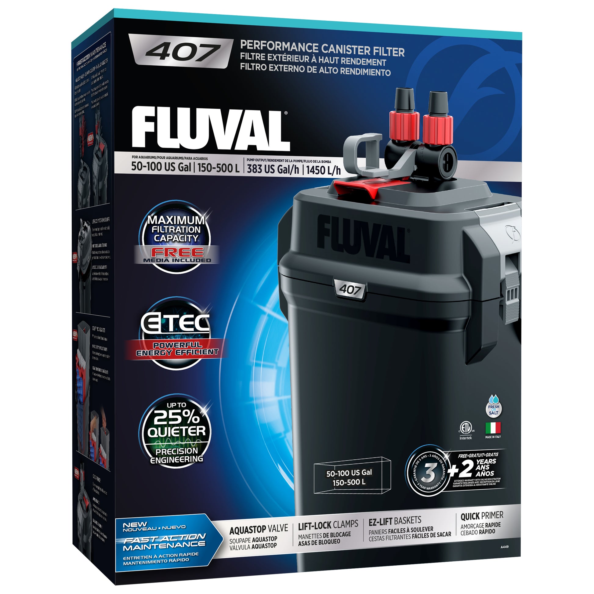 Fluval 407 External Filter *NEW OTHER**