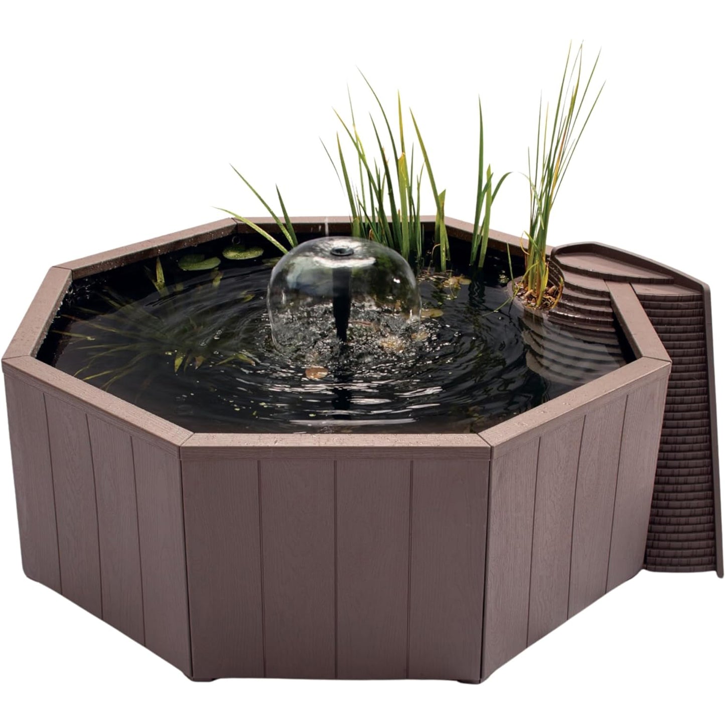No Dig Nature Pool with Solar Fountain – Wildlife Garden Pond (Used)