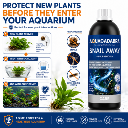 Aquacadabra Snail & Hydra Control Freshwater Aquarium Treatment 250ml 500ml